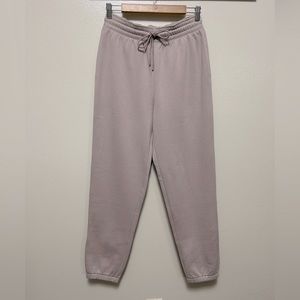 H&M Light Purple Cotton-blend Sweatpants NWOT